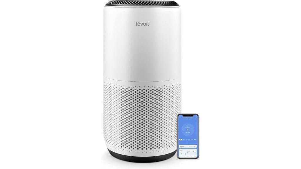 levoit air purifier with wifi and hepa filter