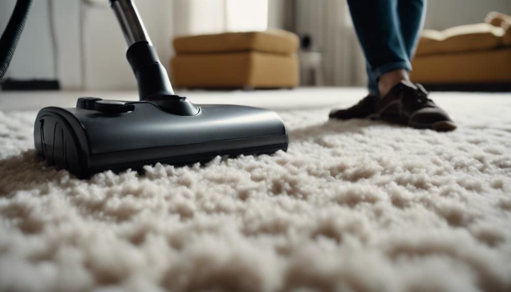 clean carpets and furniture