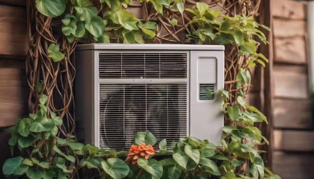 conceal outdoor air conditioner