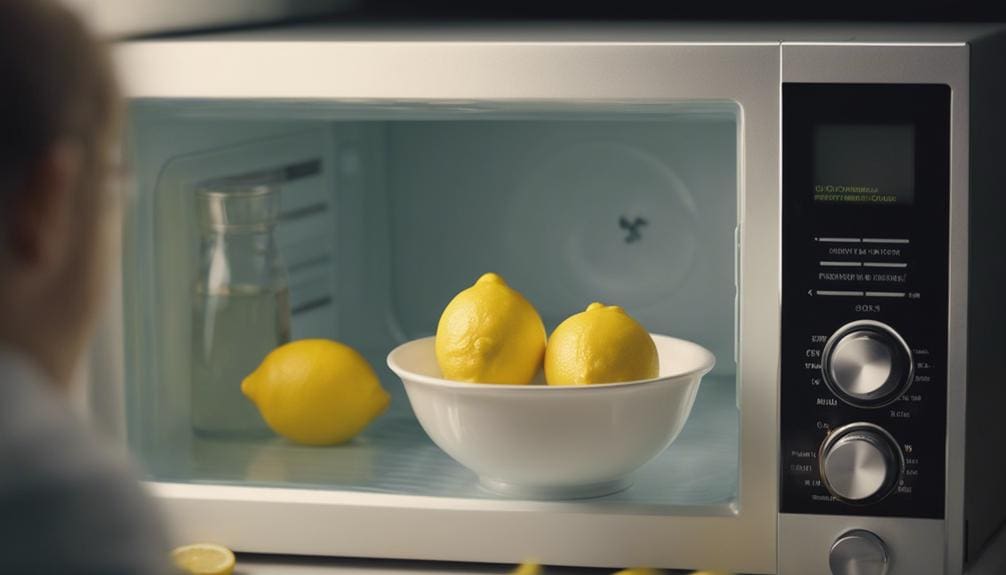 eliminate microwave lingering smells