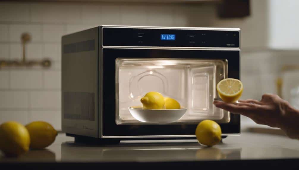 eliminating microwave food odors