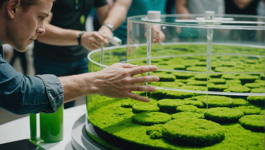 live algae display showcase
