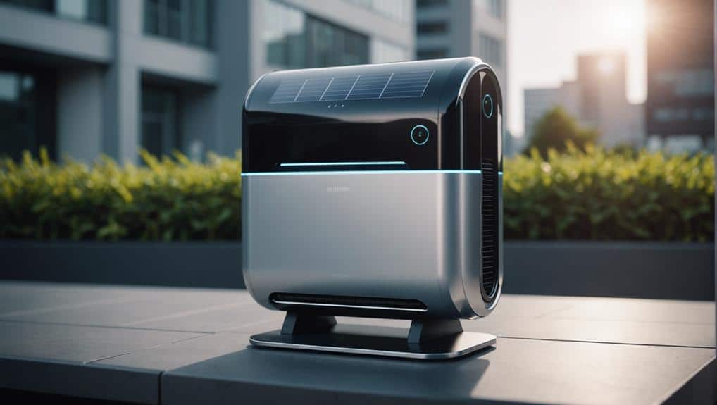 solar powered air purification technology